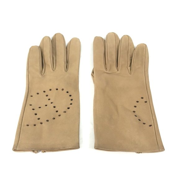 Hermès Beige Leather gloves - Picture 1 of 10